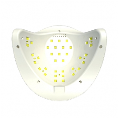 54W UV LED hibridinė lempa nagams SUN x, baltos sp.