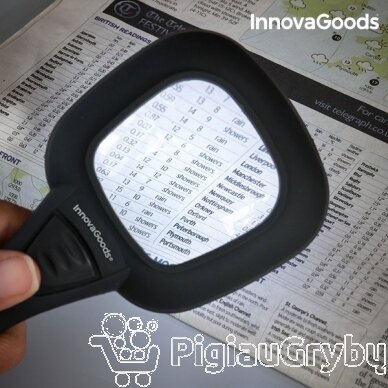 InnovaGoods Gadget Tech 3X padidinamasis stiklas su LED šviesa ir ultravioletiniais spinduliais 2