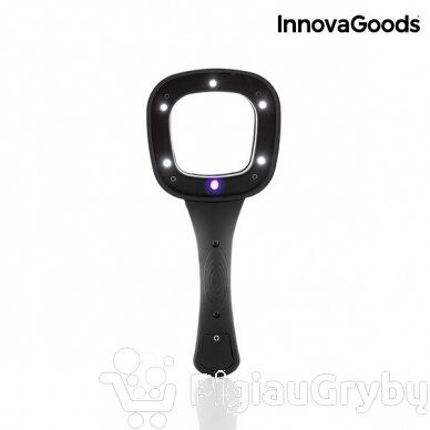 InnovaGoods Gadget Tech 3X padidinamasis stiklas su LED šviesa ir ultravioletiniais spinduliais 5