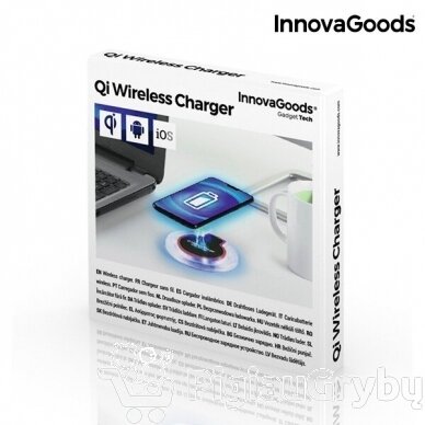 InnovaGoods Gadget Tech Qi belaidis įkroviklis išmaniesiems telefonams 4