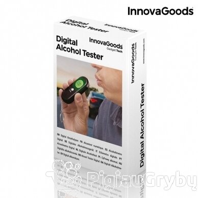 InnovaGoods Gadget Tech skaitmeninis alkoholio matuoklis 2