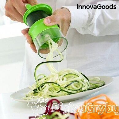 InnovaGoods Mini Spiralicer Daržovių pjaustyklė 4