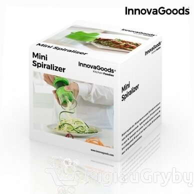 InnovaGoods Mini Spiralicer Daržovių pjaustyklė 6
