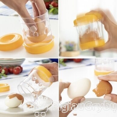 InnovaGoods Virtų kiaušinių lupimo prietaisas Shelloff 1