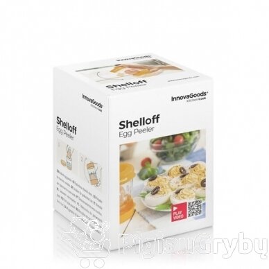 InnovaGoods Virtų kiaušinių lupimo prietaisas Shelloff 6