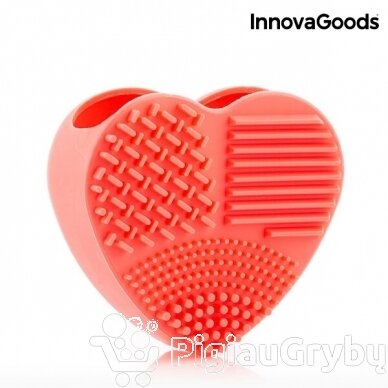 InnovaGoods Wellness Beauté Heart makiažo šepetėlių valymo priemonė 4