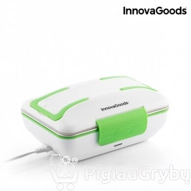 Pro Innovagoods 50W baltai žalia elektrinė pietų dėžutė